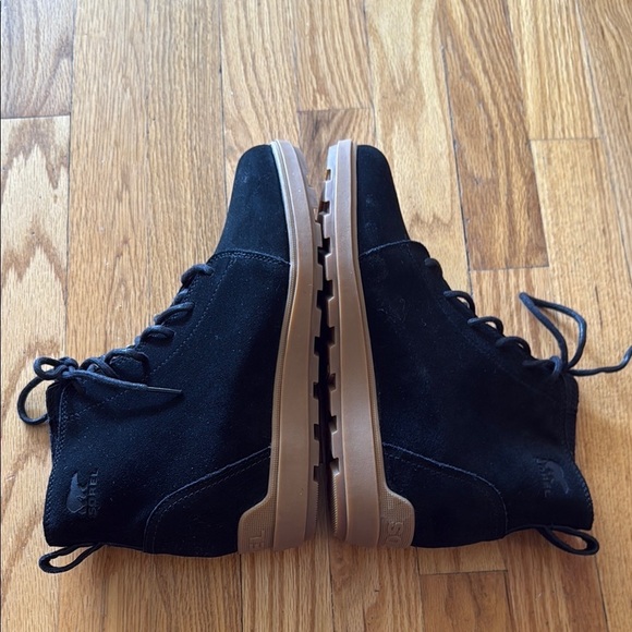 Sorel sz 9.5 Evie II Lace up  Bootie Black suede boot NWOT new condition - Picture 9 of 16